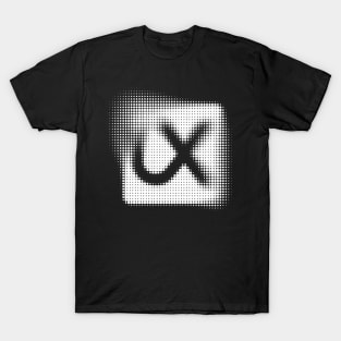 UX Halftone Logo (White) T-Shirt